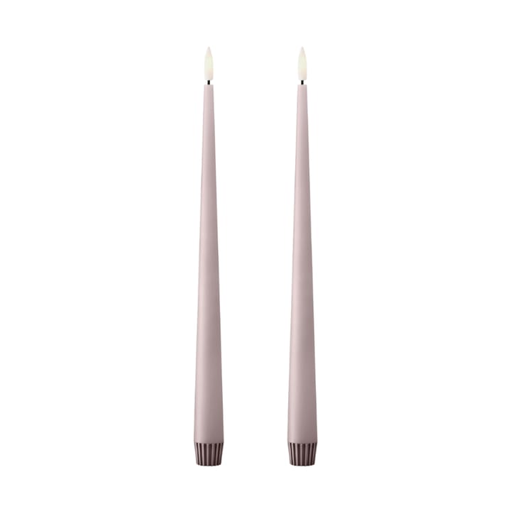 2 Velas alargadas LED ester & erik 30 cm - 52 Soft Rose - Ester & erik