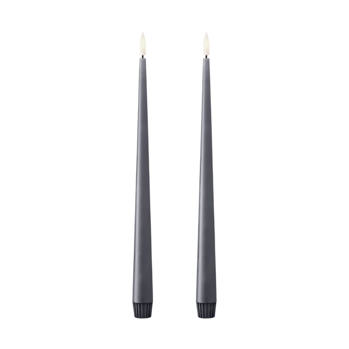 2 Velas alargadas LED ester & erik 30 cm - 74 Dark Slate - Ester & erik