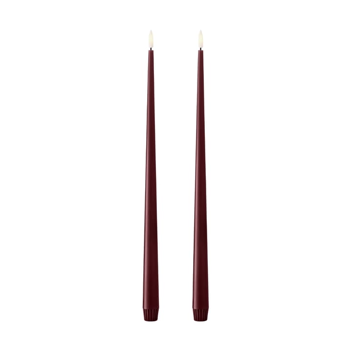 2 Velas alargadas LED ester & erik 40 cm - 44/2 Deep Wine - ester & erik