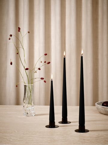 ester & erik 4 Velas 32 cm mate - Velvet matt black 95 - ester & erik