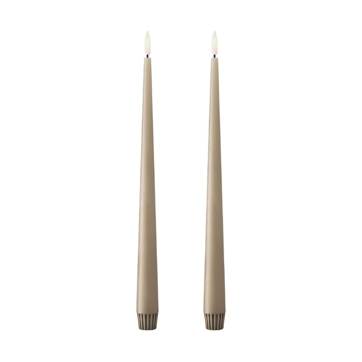 Velas LED ester & erik 30 cm, 2-pack - 18 Nougat note - Ester & erik