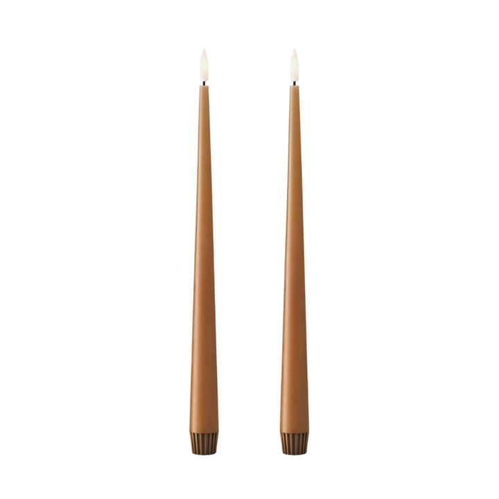 Velas LED ester & erik 30 cm, 2-pack - 23 Raw Toffee - Ester & erik