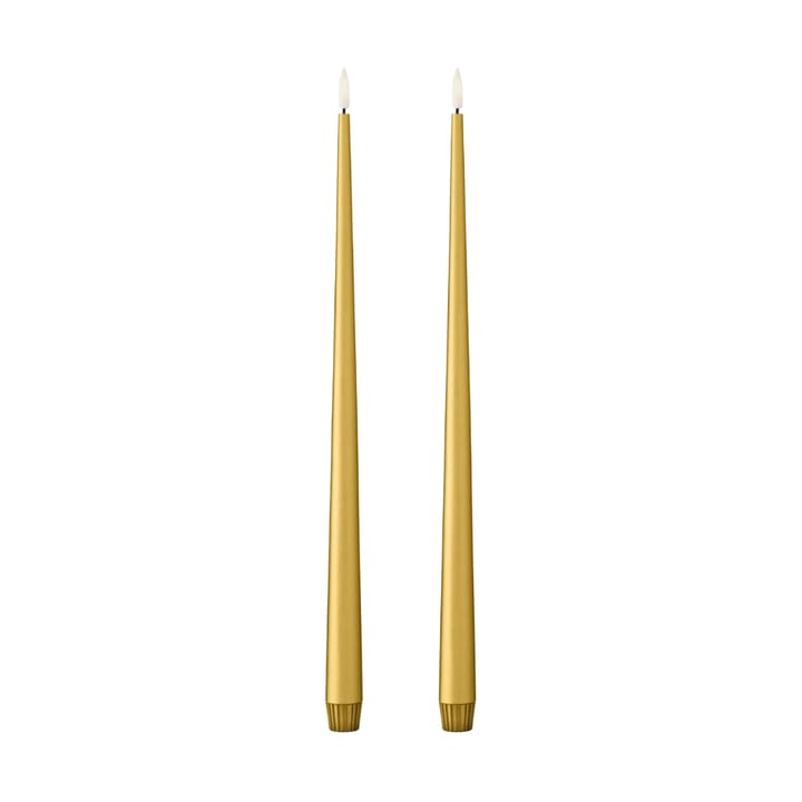 Velas LED ester & erik 40 cm, 2-pack - 90 Gold Metallic - Ester & erik