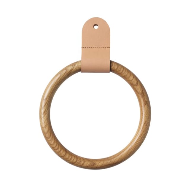 Anillo para bufanda Q4 Allé Scarf ring - Oak nature lacquered - FDB Møbler