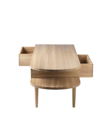 Banco F24 Radius - Oak nature lacquered 45x145 cm - FDB Møbler