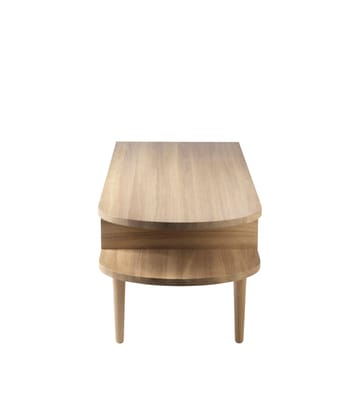 Banco F24 Radius - Oak nature lacquered 45x145 cm - FDB Møbler