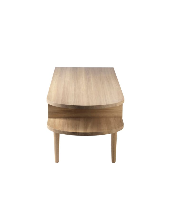 Banco F24 Radius - Oak nature lacquered 45x145 cm - FDB Møbler