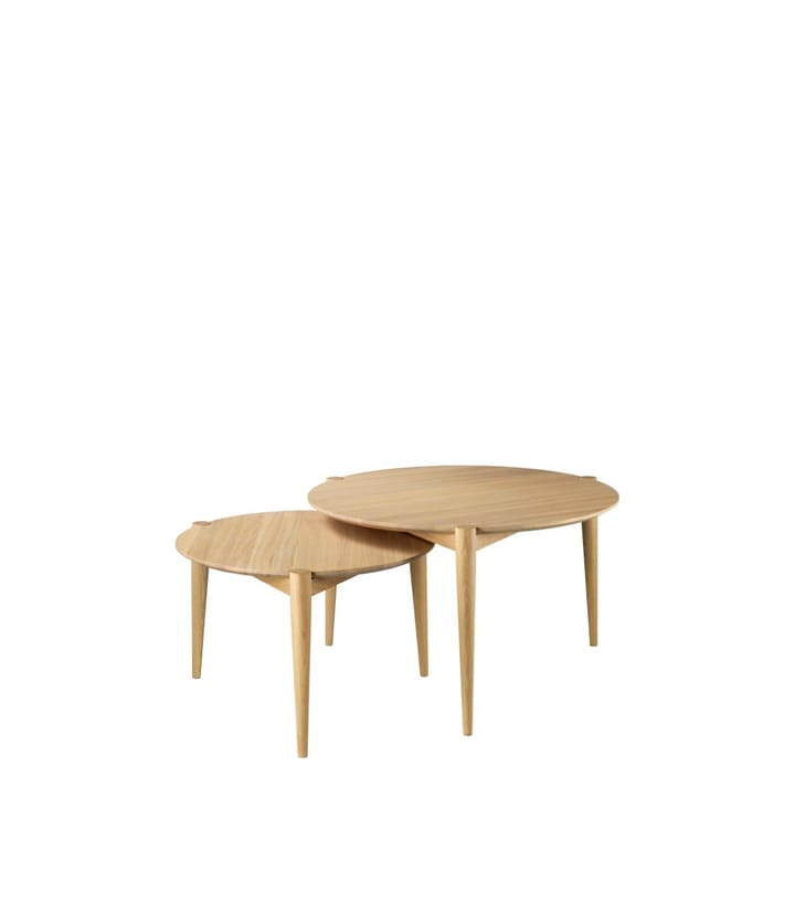 Mesa de centro D102 Søs Ø55 cm - Oak nature lacquered - FDB Møbler