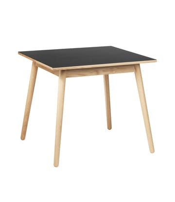 Mesa de comedor C35A 82x82 cm - Black-oak nature lacquered - FDB Møbler