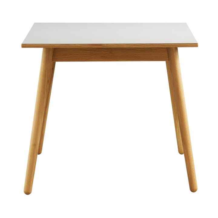 Mesa de comedor C35A 82x82 cm - Light grey-oak nature lacquered - FDB Møbler