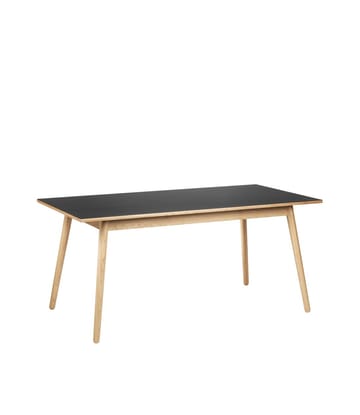 Mesa de comedor C35B 82x160 cm - Black-oak nature lacquered - FDB Møbler