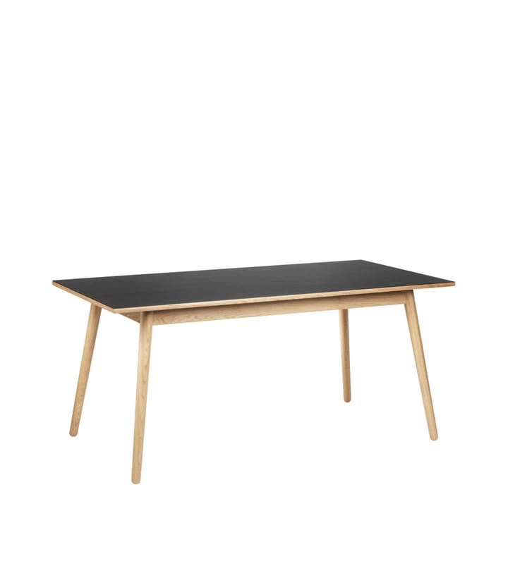 Mesa de comedor C35B 82x160 cm, Black-oak nature lacquered FDB Møbler