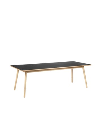 Mesa de comedor C35C 95x220 cm - Black-oak nature lacquered - FDB Møbler