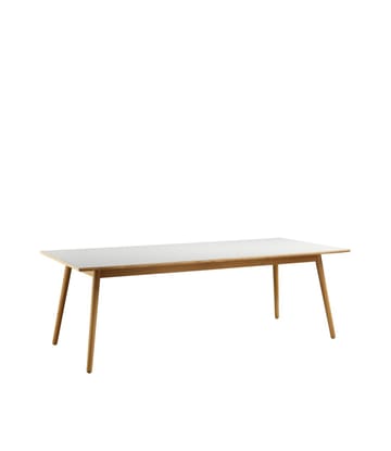 Mesa de comedor C35C 95x220 cm - Light grey-oak nature lacquered - FDB Møbler