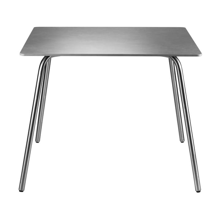 Mesa de jardín M21 Teglgård 90x90 cm - Stone-stainless steel - FDB Møbler