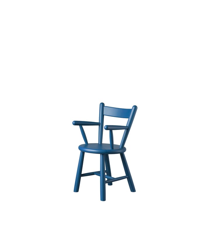 Silla infantil P9 - Beech blue painted - FDB Møbler