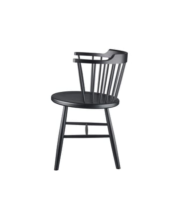 Silla J18 - Beech black painted - FDB Møbler