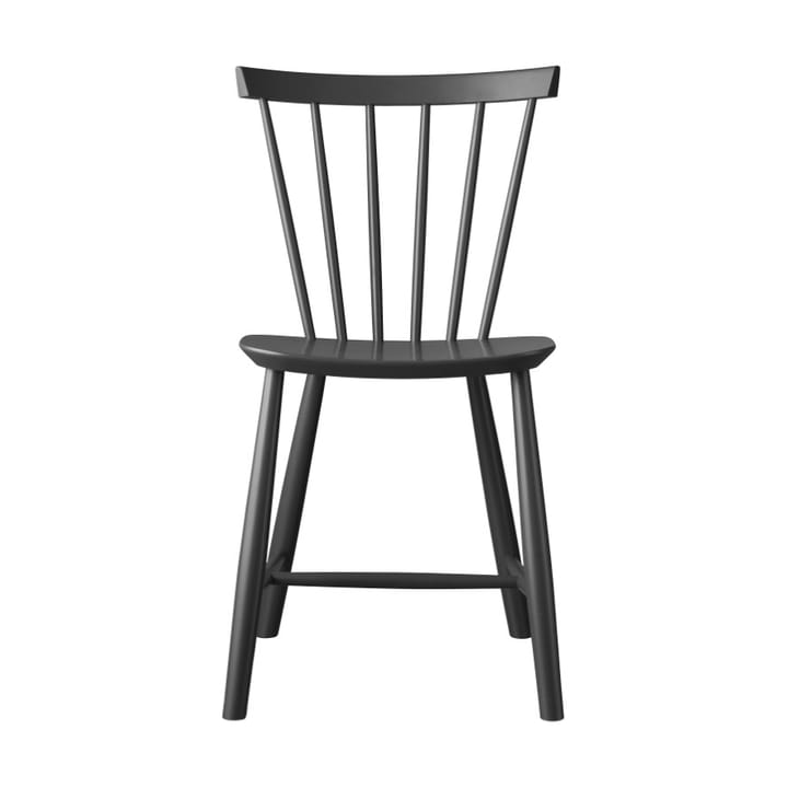 Silla J46 - Beech dark grey painted - FDB Møbler