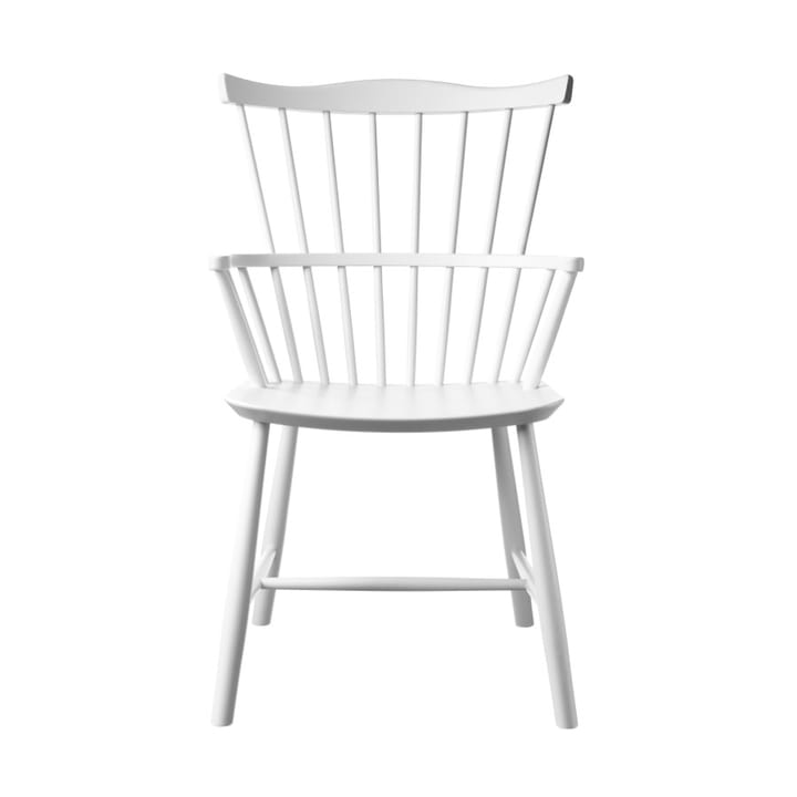 Silla J52B - Beech white painted - FDB Møbler