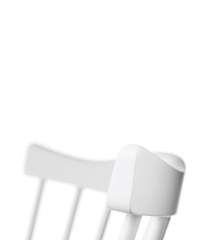 Silla J52B - Beech white painted - FDB Møbler