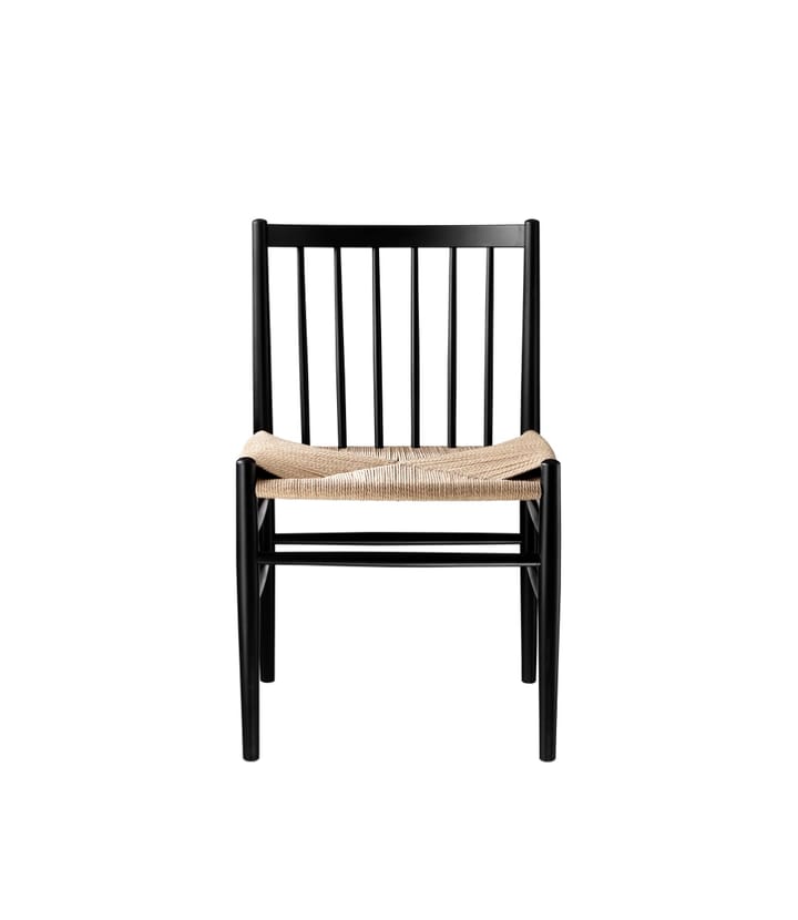 Silla J80 - Beech black painted-nature - FDB Møbler