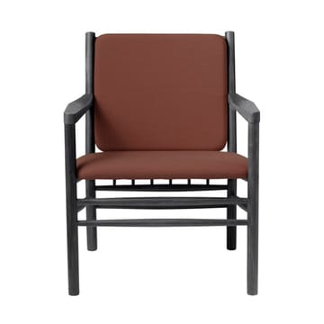 Sillón J147 - Oak black painted-burnt orange - FDB Møbler