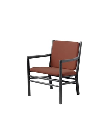 Sillón J147 - Oak black painted-burnt orange - FDB Møbler