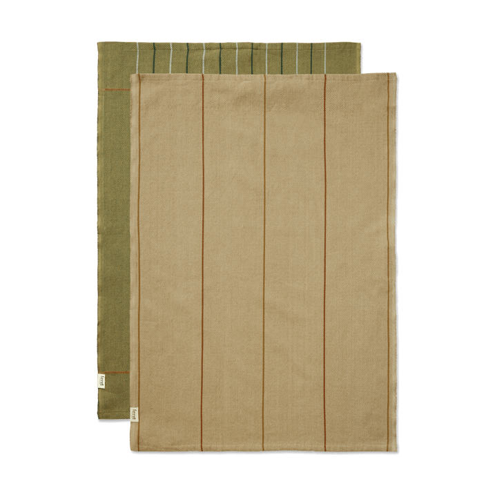 2 Paños de cocina Ito 50x70 cm - Seaweed-flax - ferm LIVING