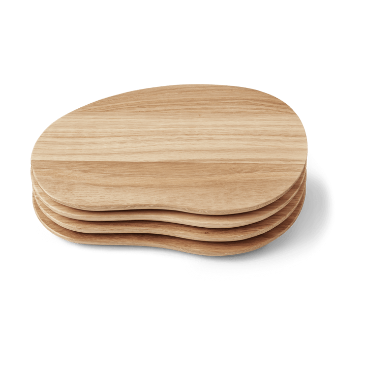 4 Bandejas Cairn butter boards - Oak - Ferm LIVING