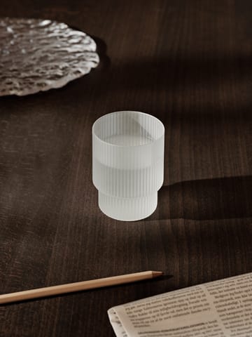 4 Vasos Ripple - Frosted - ferm LIVING