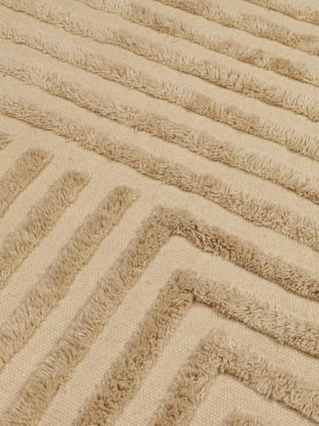 Alfombra de lana Crease 160x250 cm - Light Sand - ferm LIVING