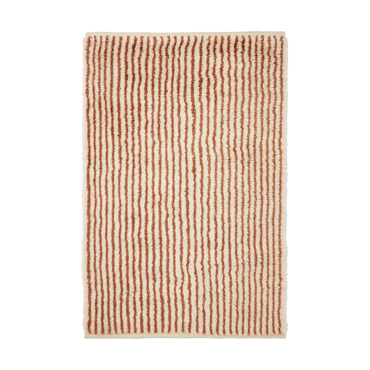 Alfombra Kami - Off white-red brown, 120x180 cm - ferm LIVING