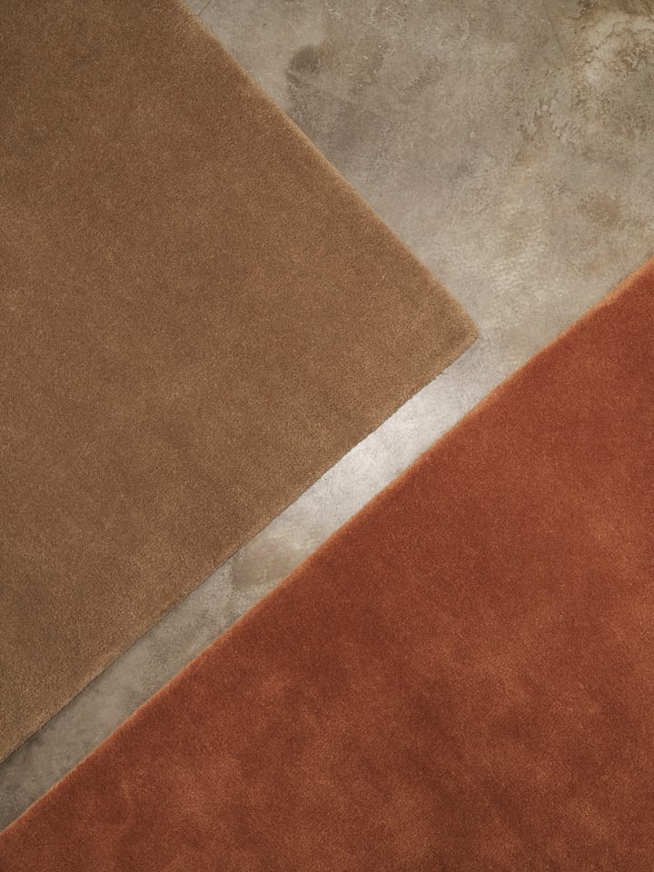 Alfombra tejida Stille - Red brown, 160x250 cm - ferm LIVING