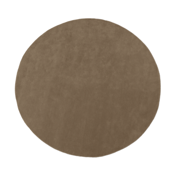 Alfombra tejida Stille redonda - Ash Brown Ø240 cm - Ferm Living