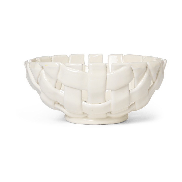 Bol Plait Ø24 cm - Off white - ferm LIVING