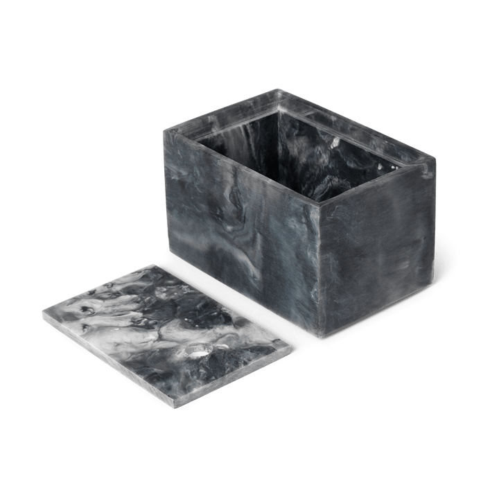 Caja de almacenamiento Mist 10x15 cm - Charcoal - ferm LIVING