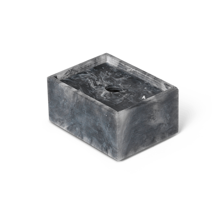 Caja de almacenamiento Mist 7,5x10 cm - Charcoal - Ferm Living