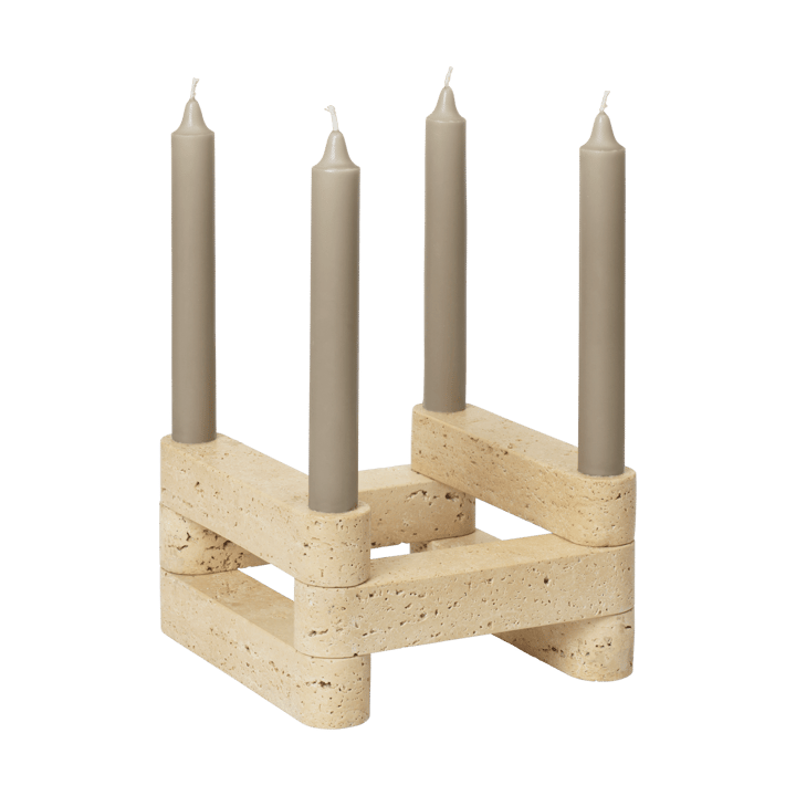 Candelabro Newel modul, Travertine Ferm Living