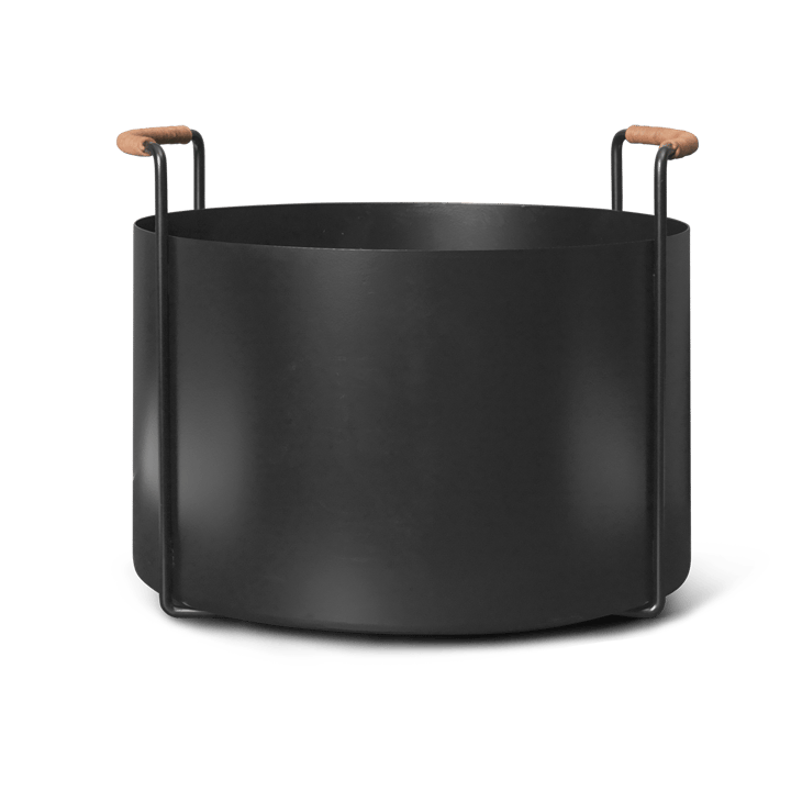 Cesta para leña Port - Black - Ferm LIVING