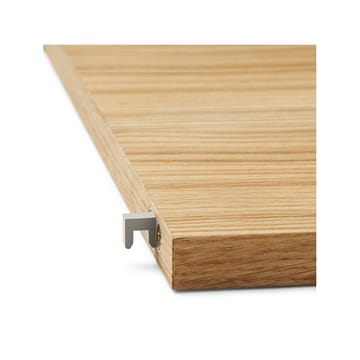 Estantería Punctual 90 cm - Oak oiled, light grey - ferm LIVING