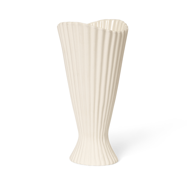 Jarrón Fountain 23 cm - Off white - ferm LIVING