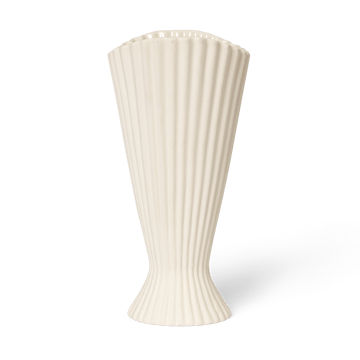 Jarrón Fountain 23 cm - Off white - ferm LIVING