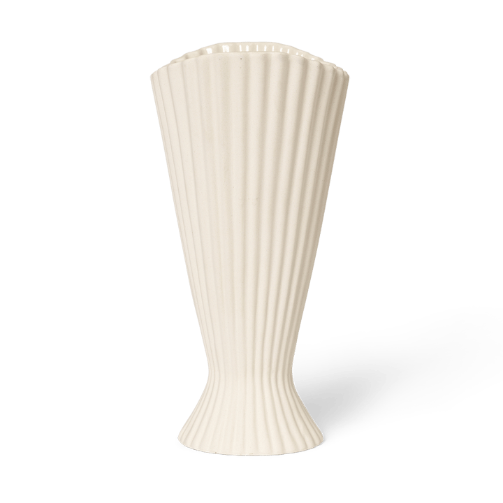 Jarrón Fountain 23 cm - Off white - ferm LIVING