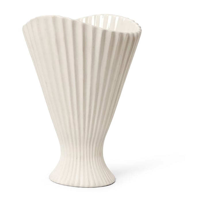 Jarrón Fountain 30,5 cm - off white - Ferm LIVING