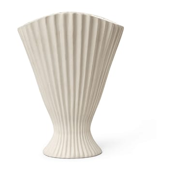 Jarrón Fountain 30,5 cm - off white - ferm LIVING