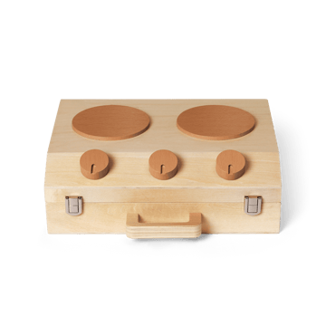 Juego de cocina Toro Suitcase Kitchen para niños - Natural - ferm LIVING