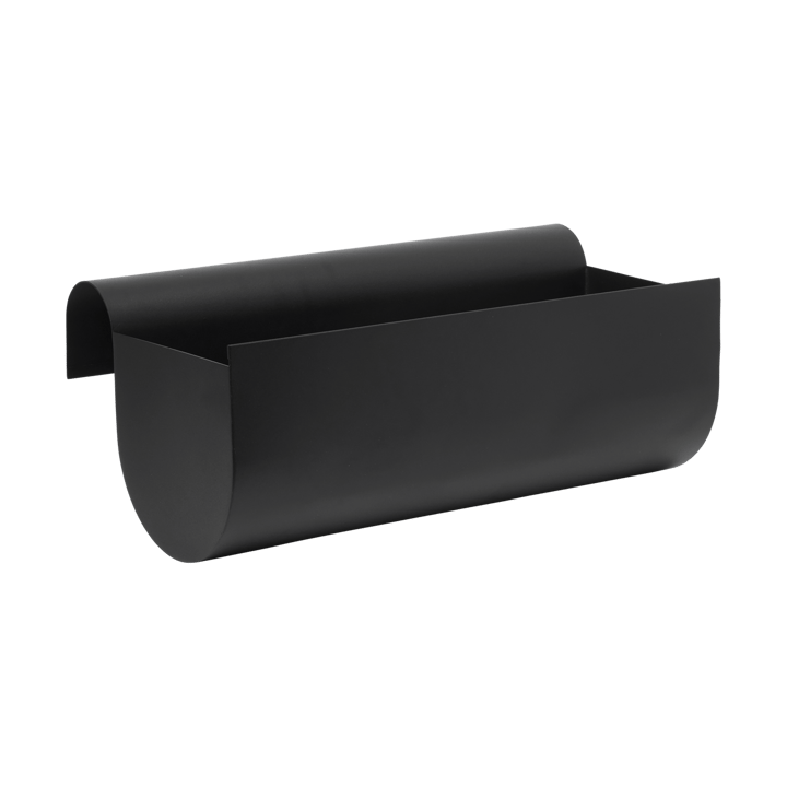 Maceta para balcón Uma medium 45 cm, Black Ferm Living