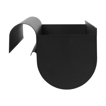 Maceta para balcón Uma medium 45 cm - Black - Ferm Living