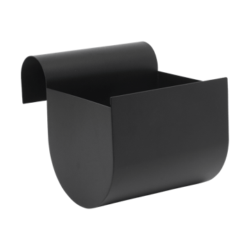 Maceta para balcón Uma small 20 cm - Black - Ferm Living