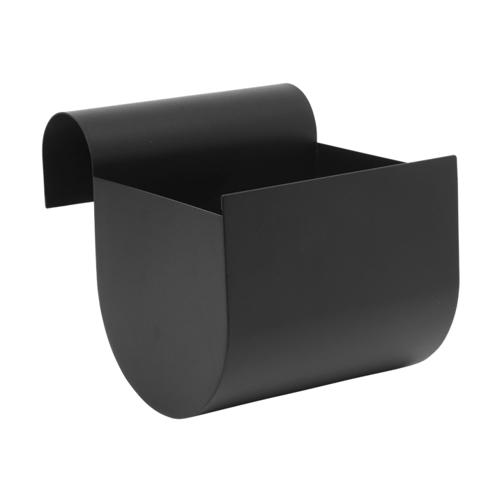 Maceta para balcón Uma small 20 cm, Black Ferm Living